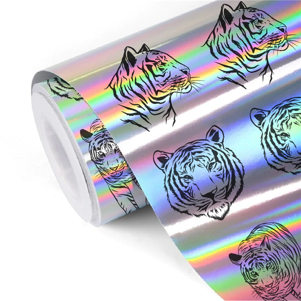Rainbow Holographic Sticker Film - General Formulations 765 6mil